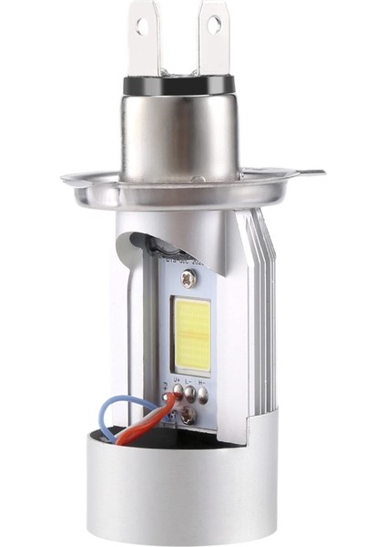 H4 LED Far Ampul Motosiklet Hi/lo Işın Kırmızı Angel Göz Gündüz Çalışan Işık 25W 3000LM Süper Parlak 6000K (Yurt Dışından)