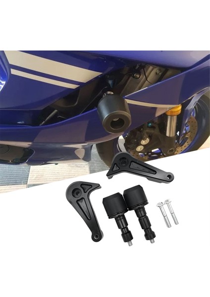 Motosiklet Alüminyum Alaşım Düşen Koruma Çerçevesi Yamaha Için Yamaha Yzf-R6 2017-2022 Siyah Için (Yurt Dışından) fırsatları