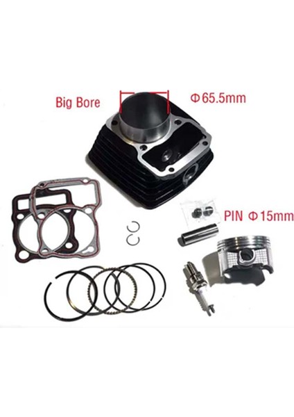 Italika FT125 FT150 RT180 Için 65.5mm Motosiklet Motor Silindir Piston Kiti (Yurt Dışından) fiyatları