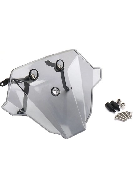 Motosiklet Aksesuarları Spor Ön Cam Rüzgar Ekranı Visor Viser Kiti 990 Duke 990DUKE 990 Duke 2024- Duman Gri (Yurt Dışından)