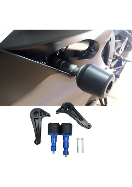 Motosiklet Alüminyum Alaşım Düşen Koruma Çerçevesi Yamaha Yzf-R6 2017-2022 Mavi Için (Yurt Dışından) fiyatları