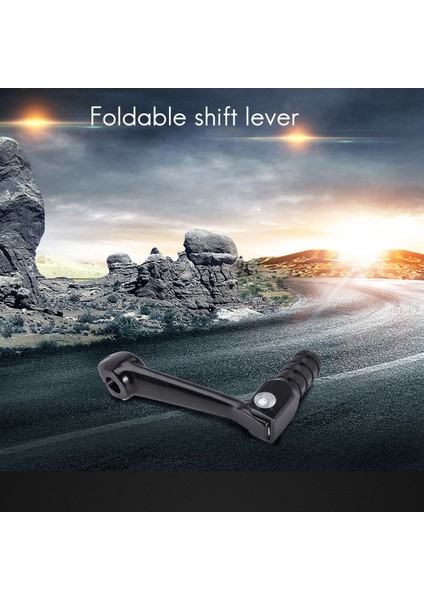 0.47 Inç Motosiklet Dişlisi Katlanır Dişli Vites Kolu Siyah (Yurt Dışından) indirimleri