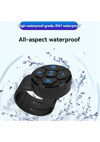 Evrensel Motosiklet Bisikleti Gidon Kontrolör Kablosuz Bluetooth Hacim Müzik Ayar Düğmesi Direksiyon Simidi Kontrolü (Yurt Dışından) fırsatları