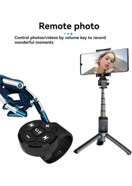 Evrensel Motosiklet Bisikleti Gidon Kontrolör Kablosuz Bluetooth Hacim Müzik Ayar Düğmesi Direksiyon Simidi Kontrolü (Yurt Dışından) indirimleri