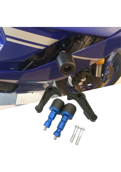 Motosiklet Alüminyum Alaşım Düşen Koruma Çerçevesi Yamaha Yzf-R6 2017-2022 Mavi Için (Yurt Dışından) fırsatları