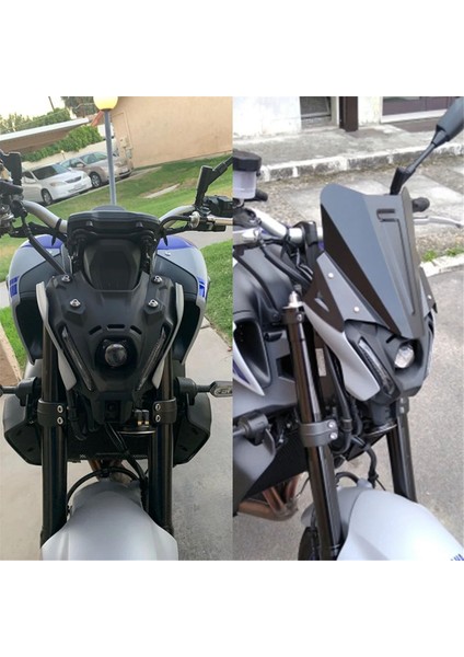 Motosiklet Ön Cam Ön Cam Deflektörü Yamaha FZ09 Fz-09 MT09 Mt-09 2021 2022 Için Rüzgar Kalkanı Kapağı (Yurt Dışından) fiyatları