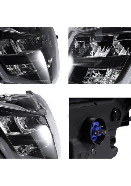 Motosiklet Ön Far Kaplama Yamaha Için Füme Kabuk LC135 V2 V6 Klip Kafa Işık LED Spoiler Maske Kapağı Kir Bisikletler (Yurt Dışından) fırsatları