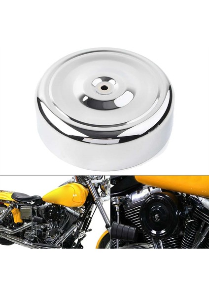 Chrome 7inch Yuvarlak Dalgalanma Hava Temizleyici Harley Touring Softail Dyna Fl Fx Fxst Flst Fxr Xl Fxd Flt 1971-1992 (Yurt Dışından) fiyatları