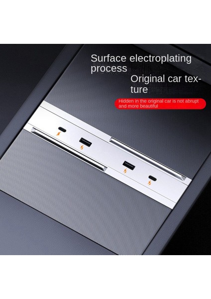 Tesla 2024 Için Uygun Happy Edition Araba Docking Station Model 3 Merkezi Kontrol Bir-Dört Hızlı Şarj Konsolu Hub (Yurt Dışından) fiyatları