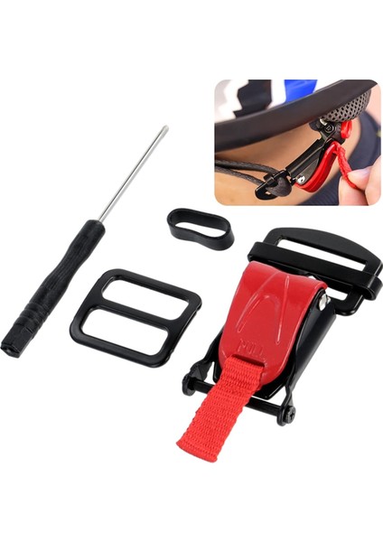 Kask Hızlı Bırakma Tokası Yedek Kiti, 1 Inç&#39;e Kadar Çene Kayışı Için Cırcırlı Kasklar, Motosiklet Kaskları Kırmızı (Yurt Dışından) fiyatları