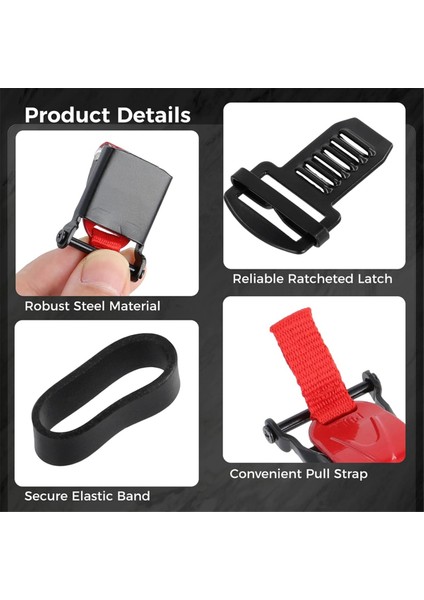 Kask Hızlı Bırakma Tokası Yedek Kiti, 1 Inç&#39;e Kadar Çene Kayışı Için Cırcırlı Kasklar, Motosiklet Kaskları Kırmızı (Yurt Dışından) fırsatları