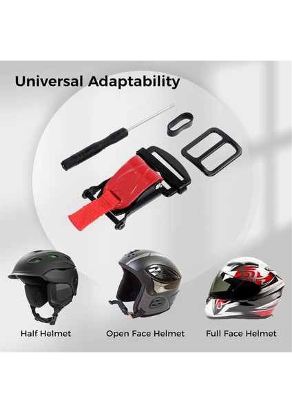Kask Hızlı Bırakma Tokası Yedek Kiti, 1 Inç&#39;e Kadar Çene Kayışı Için Cırcırlı Kasklar, Motosiklet Kaskları Kırmızı (Yurt Dışından) indirimleri