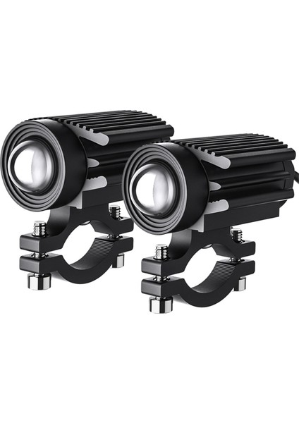 Motosiklet LED Far Projektörü Lens Çift Renkli Araba Atv Mini Sisli Scooter Lambası Için Yardımcı Sekleme (Yurt Dışından) fiyatları