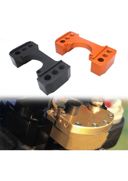 Motosiklet Direksiyon Damper Montaj Gidon Yükseltici Kiti 790 Adventure 890 Macera 790/890 Adv 2019-2022 (Siyah) (Yurt Dışından) indirimleri