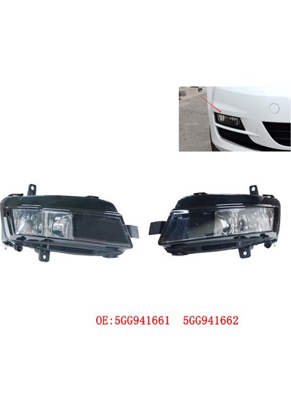 5GG941662 Araba Ön Tampon Vw Golf Için Sağ Sis Işığı 7 Mk7 2013-2017 Halojen Ampul Sis Lambası Değiştirme (Yurt Dışından) fırsatları