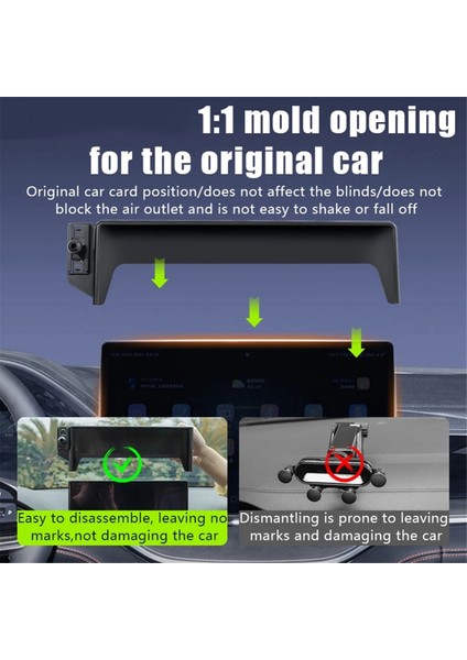 Byd Dolphin Mini / Byd Seagull 2023 2024 Için Araba 10.1 Inç Ekran Telefon Tutucu Navigasyon Braketi (Yurt Dışından) fırsatları