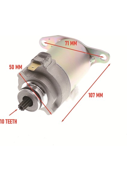 Sym Jet 50 Evo Mio 50 Symply 50 31200-A1A-000 31200-AWA-000 SCH0098 Motosiklet Aksesuarları Için Motosiklet Başlangıç ​​motoru (Yurt Dışından) fiyatları