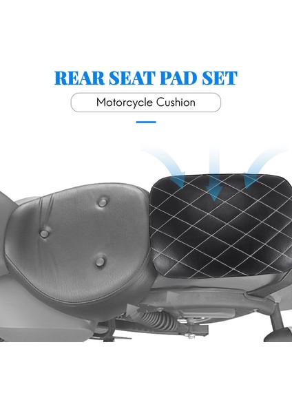 8 Emme Motosiklet Aksesuarları Bardaklar Dyna Sportster Softail Touring Xl 883 1200 Için Koltuk Arka Yolcu Yastığı (Yurt Dışından) fiyatları