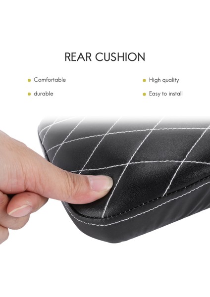 8 Emme Motosiklet Aksesuarları Bardaklar Dyna Sportster Softail Touring Xl 883 1200 Için Koltuk Arka Yolcu Yastığı (Yurt Dışından) fırsatları