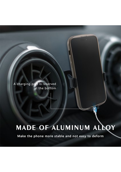 For-Audi A3 8V S3 2014-2019 Cep Telefonu Tutucu Mobil Braket Araba Montaj Aksesuarları Siyah (Yurt Dışından) indirimleri