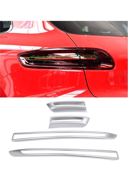 Araba Arka Lamba Koruma Kapağı Kuyruk Işığı Işık Dekoratif Çerçeve Arka Fren Lambası Döşeme Şeridi Porsche Macan (Yurt Dışından) fiyatları