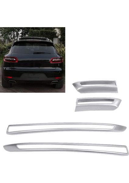 Araba Arka Lamba Koruma Kapağı Kuyruk Işığı Işık Dekoratif Çerçeve Arka Fren Lambası Döşeme Şeridi Porsche Macan (Yurt Dışından) modelleri