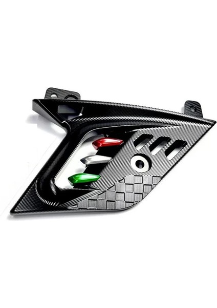 Motosiklet Şok Emici Yan Kapak Ön Tekerlek Rocker Koruyucu Vespa GTS300 Gts 300 2024- Siyah (Yurt Dışından)