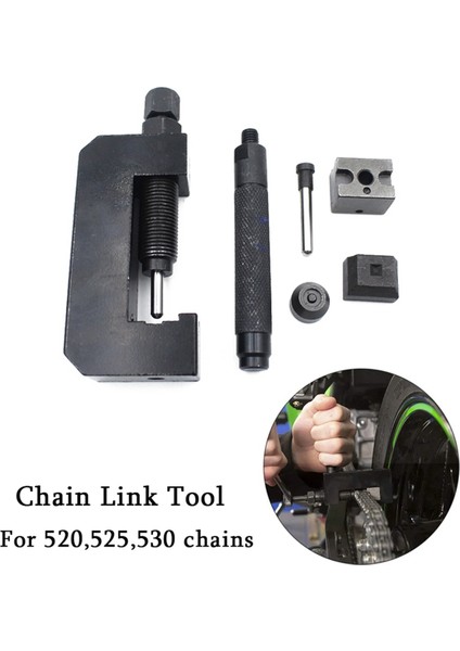 Araçlar Zincir Riveter Delme Zinciri Bağlantı Kurulumu 520/525/530/YAĞ Seal Zinciri Sökme Aracı Motosiklet Accessorie (Yurt Dışından)