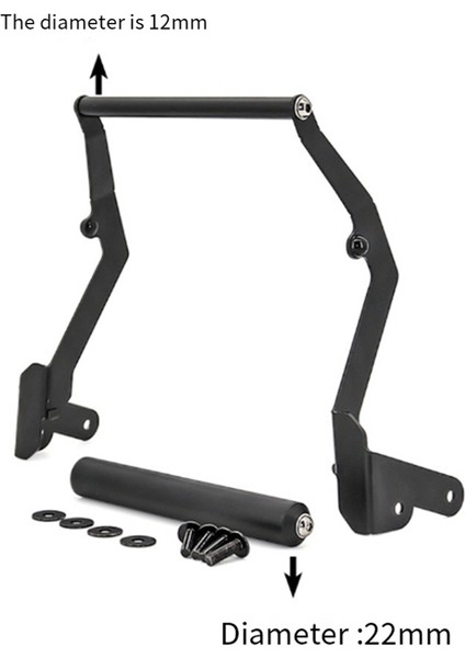 Honda Afrika Ikiz CRF1100 2020+ Navigasyon Plakası Için Motosiklet Telefon Tutucu Navigasyon Braketi (Yurt Dışından) modelleri