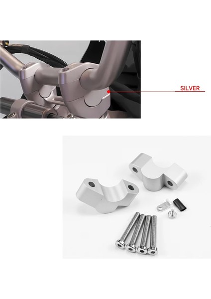 Motosiklet Gideri Yükseltici Kelepçe Sürükleme Yükseltme Kolu Çubuk Uzantı Adaptörü Ducati Çöl x Desertx 2022- (Yurt Dışından) modelleri