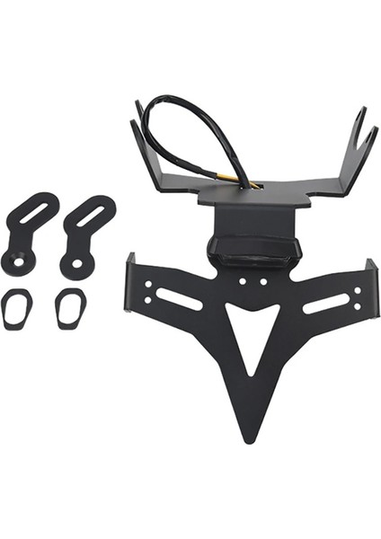 Motosiklet Arka Kısa Döküm Düzenli Düzenli Plaka Tutucu Braket LED Işık Honda CB650R 2021-2024 (Yurt Dışından)