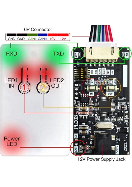 Tüm Araç Can Modülü Veri Veri Verici Otomotiv Diyagnostik Aracı Eps/ıp/hm (Yurt Dışından) fiyatları