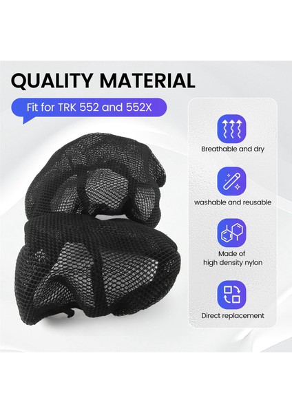 Benelli Trk 552 x 552X TRK552 TRK552X Kumaş Eyer Nefes Alabilen Koltuk Kapağı Için Motosiklet Koruyan Yastık Koltuk Kapağı (Yurt Dışından) indirimleri