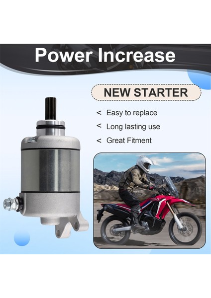 31200-KKC-671 Motosiklet Motor Parçaları Honda CRF250X 2004-2017 Ccw Avrupa Standart Enduro Motocross Için Başlangıç ​​motoru (Yurt Dışından) fırsatları