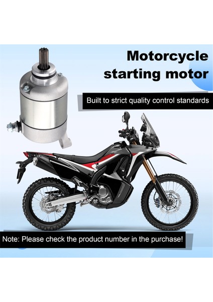 31200-KKC-671 Motosiklet Motor Parçaları Honda CRF250X 2004-2017 Ccw Avrupa Standart Enduro Motocross Için Başlangıç ​​motoru (Yurt Dışından) indirimleri