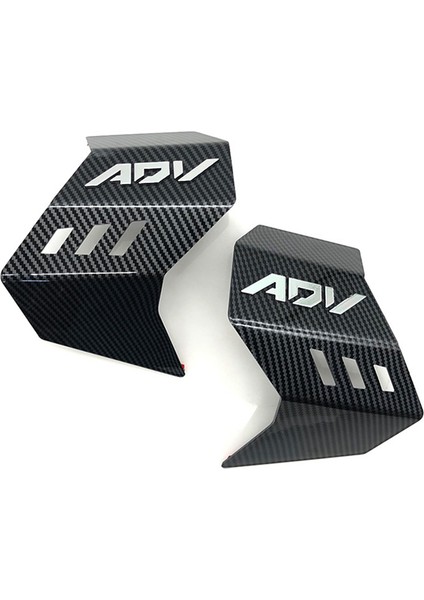 Motosiklet Yan Spoiler Yan Rüzgar Ön Kapısı Koruyucu Kanat Honda Adv 160 2023 2024, Abs Karbon Fiber (Yurt Dışından)