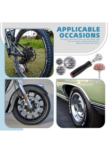 32PCS Lastik Onarım Yama Aletleri Kiti, Lastik Tampon Tekerleği ile Lastik Yama Silindiri ve Araba Kamyonları Için Lastik Onarım Yamaları 42MM (Yurt Dışından) indirimleri
