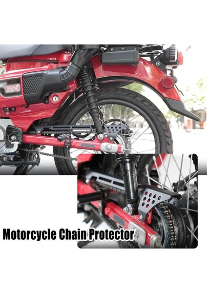 Honda Hunter Cub Trail Için Zincir Muhafızları 125 Zincir Koruyucu Kapak CT125 2020 2021 2022 Motosiklet Ekipmanları Parçaları (Yurt Dışından) modelleri