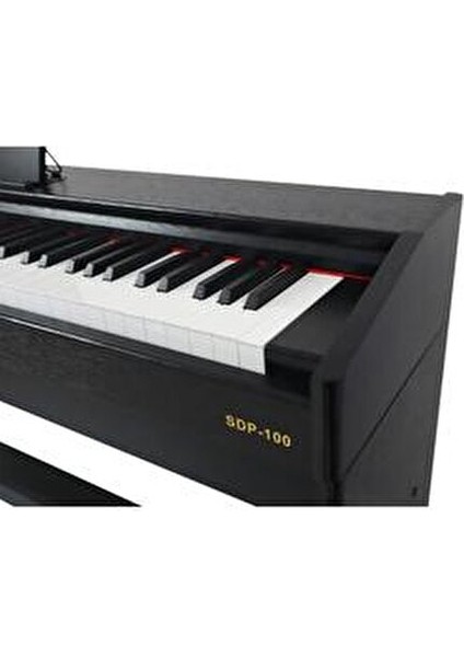 Sapphire SDP-120BK 88 Tuşlu Dijital Piyano Siyah Çekiç Aksiyonlu Klavye ile Yüksek Ses Kalitesi