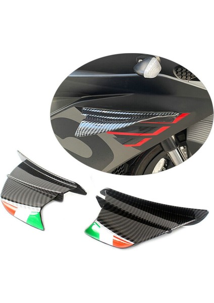 Evrensel Karbon Fiber Kanat Ducati Için Guard Winglet Hava Deflektörü 899 959 1199 1299 Panigale V4 R/s V2 (Yurt Dışından) indirimleri