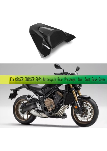 Motosiklet Arka Yolcu Kaput Koltuk Arka Kapak Honda CB650R CBR650R 2024 Parlak Siyah (Yurt Dışından) indirimleri