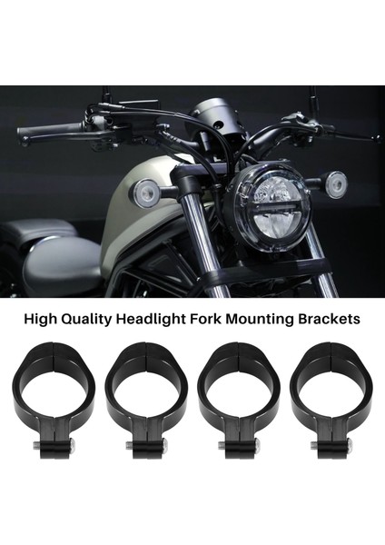 Motosiklet Far Braketleri Modelleri 39MM / 41MM (Universal) Çatal Tüp Çapı Honda / Kawasaki / Suzuki / Yamaha / Bsa Siyahı Için Evrensel Uyum (Yurt Dışından) fiyatları