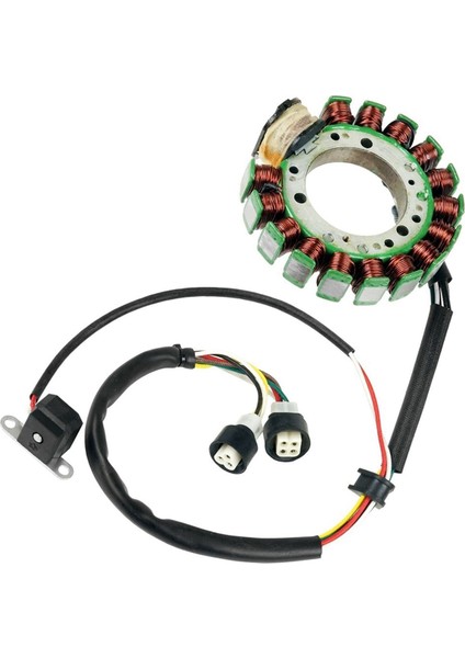 Motosiklet Jeneratörü Magneto Stator Bobini 3HN-85510-00-00 Yamaha Savaşçısı YFM350 1990-1995 (Yurt Dışından)