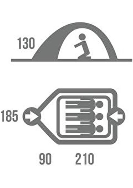 Beast 3 Kısılık Cadır Yırtılmaz Modifikasyonlu Hafif Dural Yapı ile Su Geçirmez indirimleri