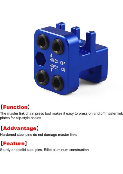 Profesyonel Ana Bağlantı Zinciri Basın Aracı 520 525 530 Yan Plaka Motosiklet Atv Kir Bisiklet (Yurt Dışından) fırsatları