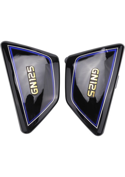 Siyah Motosiklet Pil Yan Kapak Çerçevesi Yan Suzuki GN125 Gn 125 Için Panelleri Kapsar (Yurt Dışından)