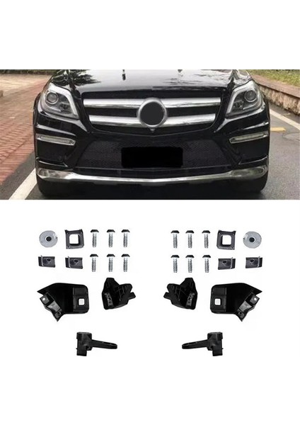 Sağ Ön Far Braketi Tamir Kitleri A1668200614 Için Mercedes Benz Gl ml Amg 63 W166 2011-2015 Sabit Tutucu Vidası (Yurt Dışından) fırsatları