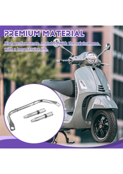 Motosiklet Çok Fonksiyonlu Kol Çocuk Güvenliği Kapat Çubukları Navigasyon Braketi Vespa GTS300 Gümüş Için (Yurt Dışından) fırsatları
