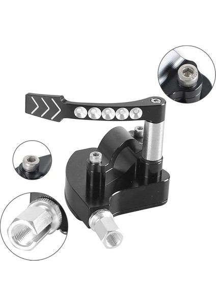 Başparmak Yağ Kapı Montajı 7/8 Inç 22MM Honda Trx 250/400X Suzuki LTR450 450Z Kawasaki Yamaha YFZ450R 350 700 Gümüş (Yurt Dışından) modelleri