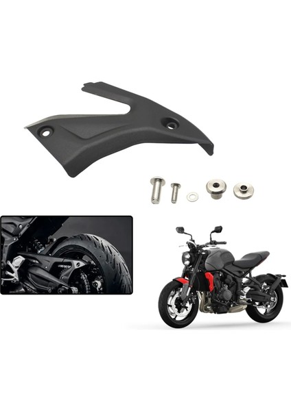 Motosiklet Zinciri Koruma Salıncak Kolu Kapak Arka Salıncak Zinciri Kılavuzu Kaydırıcı Koruma Kapağı TRIDENT660 Için Trident 660 2021-2024 (Yurt Dışından) fırsatları